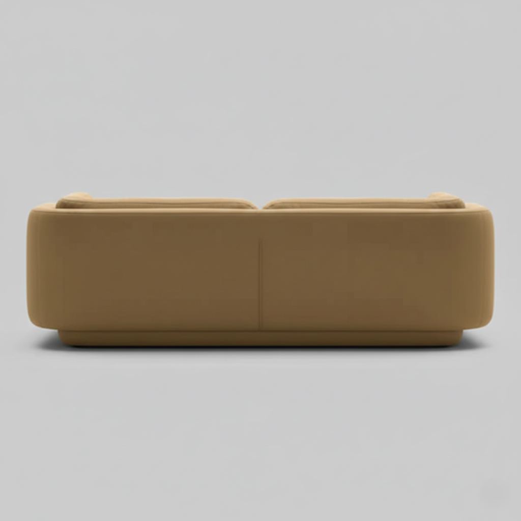 3-Seater Sofa Featuring Modern and Prestigious, Suede Fabric, Soft Padding, Robust Frame, and Contemporary Style