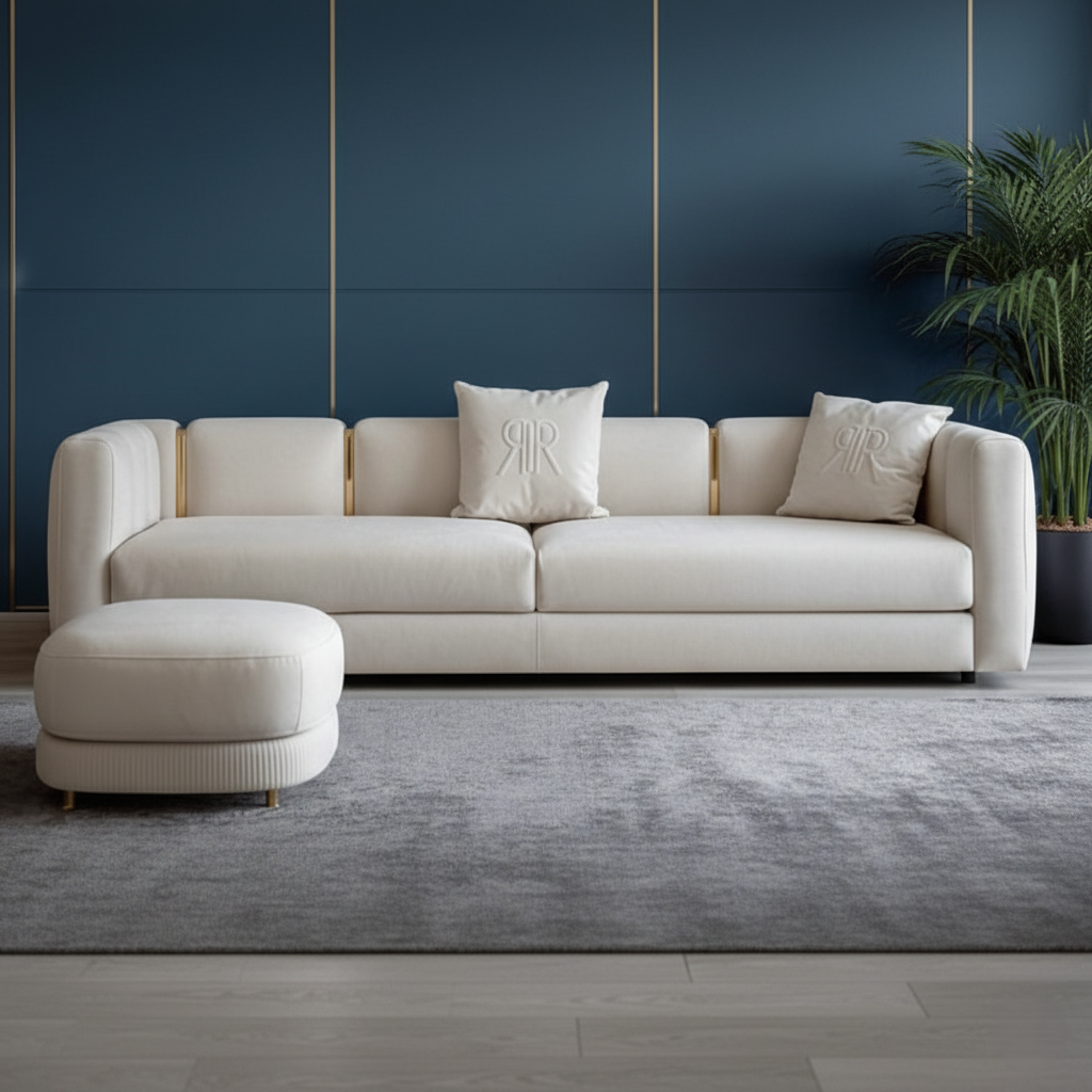 3 Seater Sofa with Strong Frame and Elegant Fabric Designed for Comfort and Durability