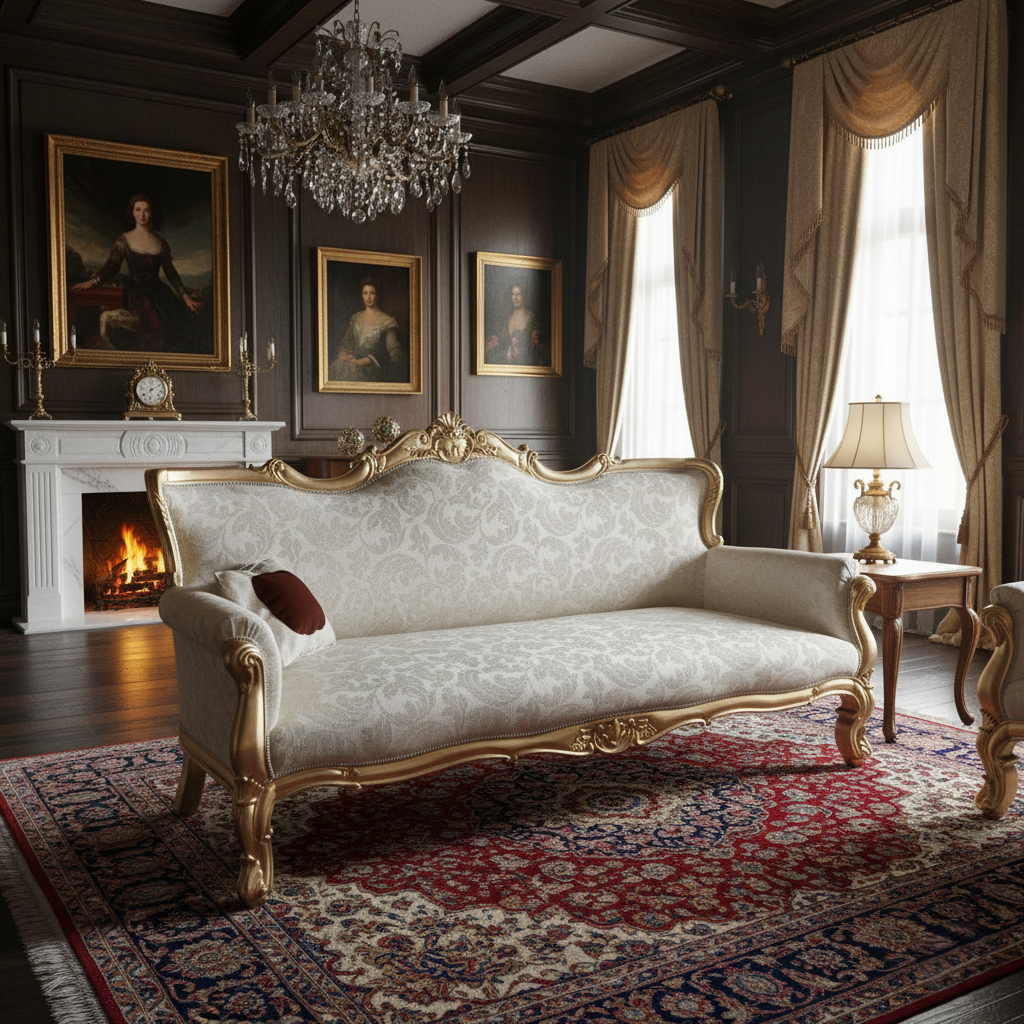 3-Seater Carving Sofa of Home Furniture for living room, Hand Made Crafted by an Expert Wood Artisan And Durable Wood Quality