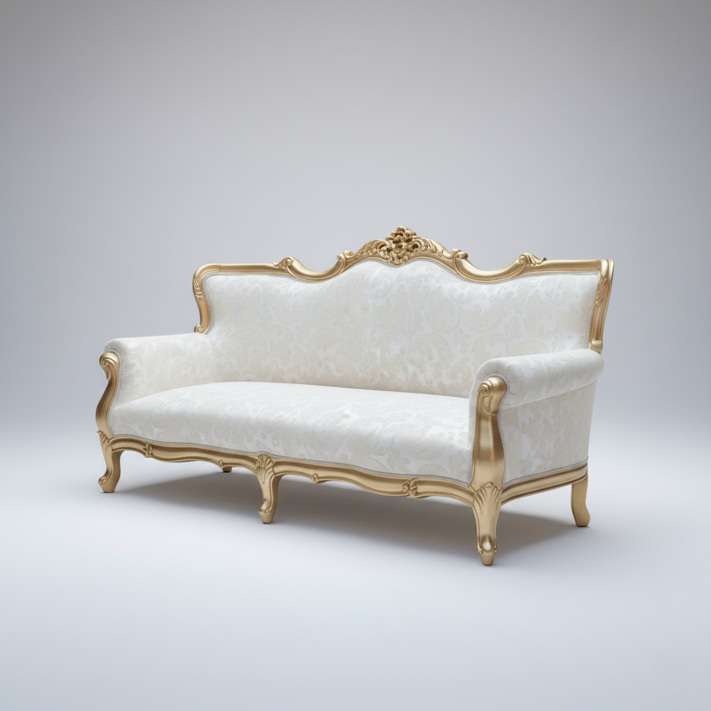 3-Seater Carving Sofa of Home Furniture for living room, Hand Made Crafted by an Expert Wood Artisan And Durable Wood Quality