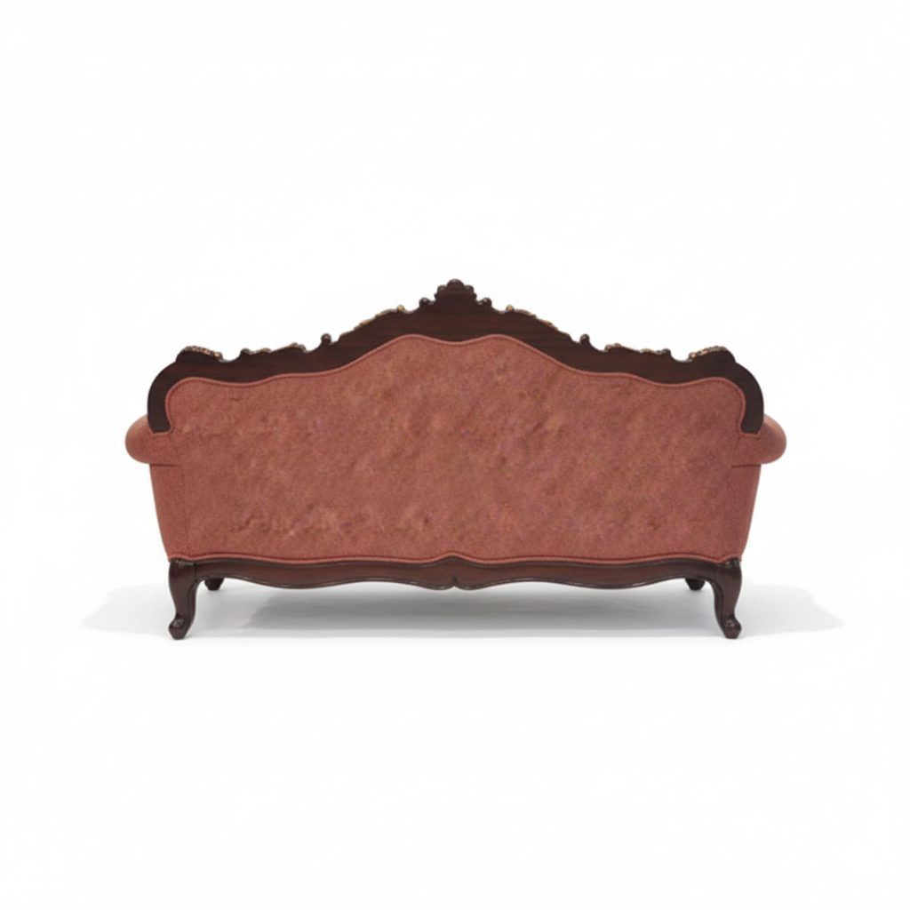 Royal Carving Sofa Set with Wooden Frame and Decorative Fibre Finish Elegant Design for Luxurious Interiors