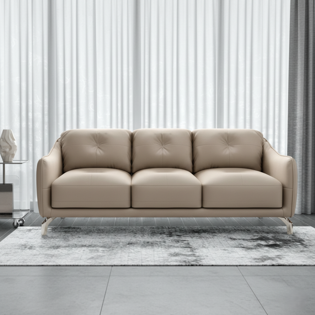 3 Seater Sofa for Home Sofa with Modern Design with Plush Comfort & Premium Build for Stylish Living Spaces