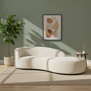 3-Seater Italian Sofa Experience the allure of modern design with our elegant curved chaise. Perfect for luxurious relaxation and sophisticated living spaces