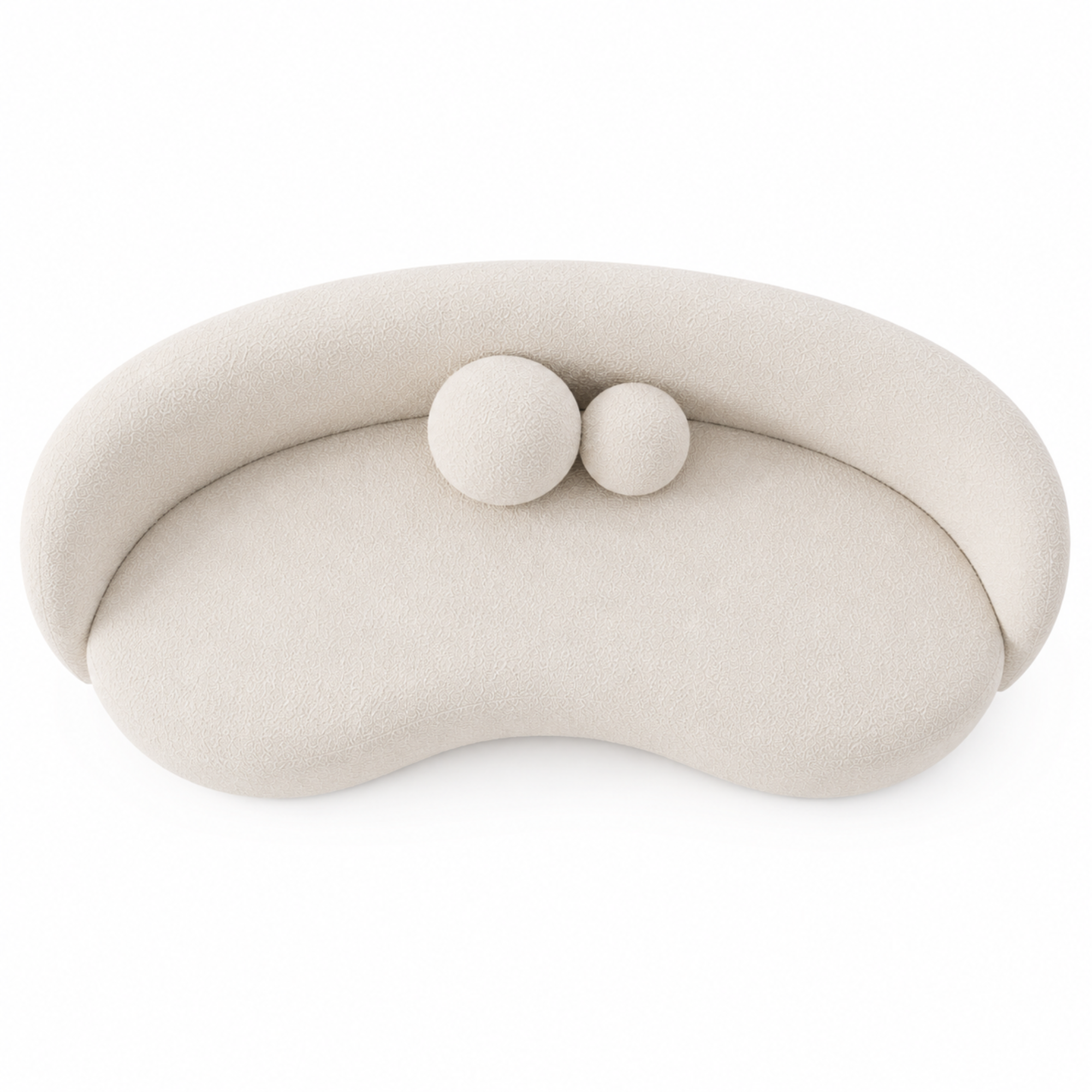 4-Seater Italian Sofa for Home Furniture with Premium Upholstery, and Curved Design for Living Spaces