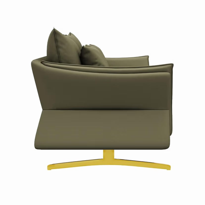 Luxury Wooden Sofa Living Room Modern Designer Sofa with Soft Fabric Upholstery Handcrafted Pine Wood Frame High Density Foam Comfort