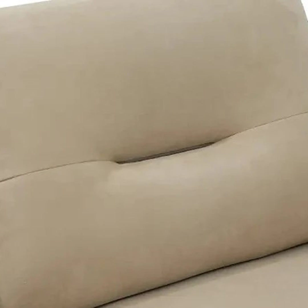 Fabric Sofa Modern Minimalist Design Soft Upholstery High Density Foam Cushion Solid Wood Frame Durable Teak Legs Premium Comfort