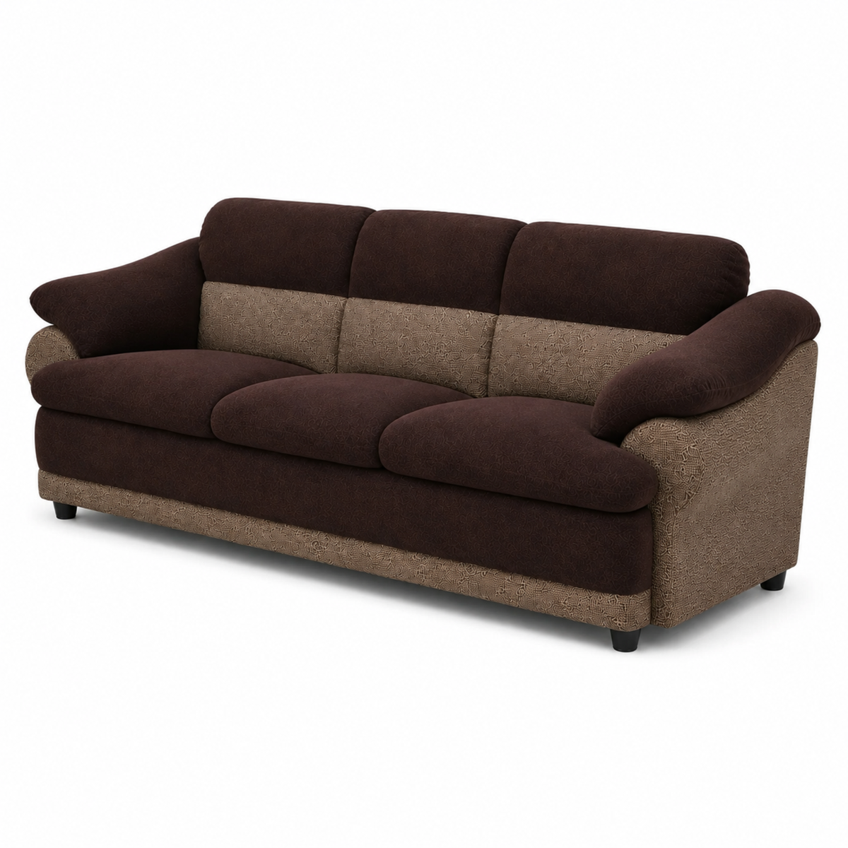 Modern Luxury Upholstered Sofa with Premium Cushioning, Designer Armrests & Contemporary Living Room Furniture