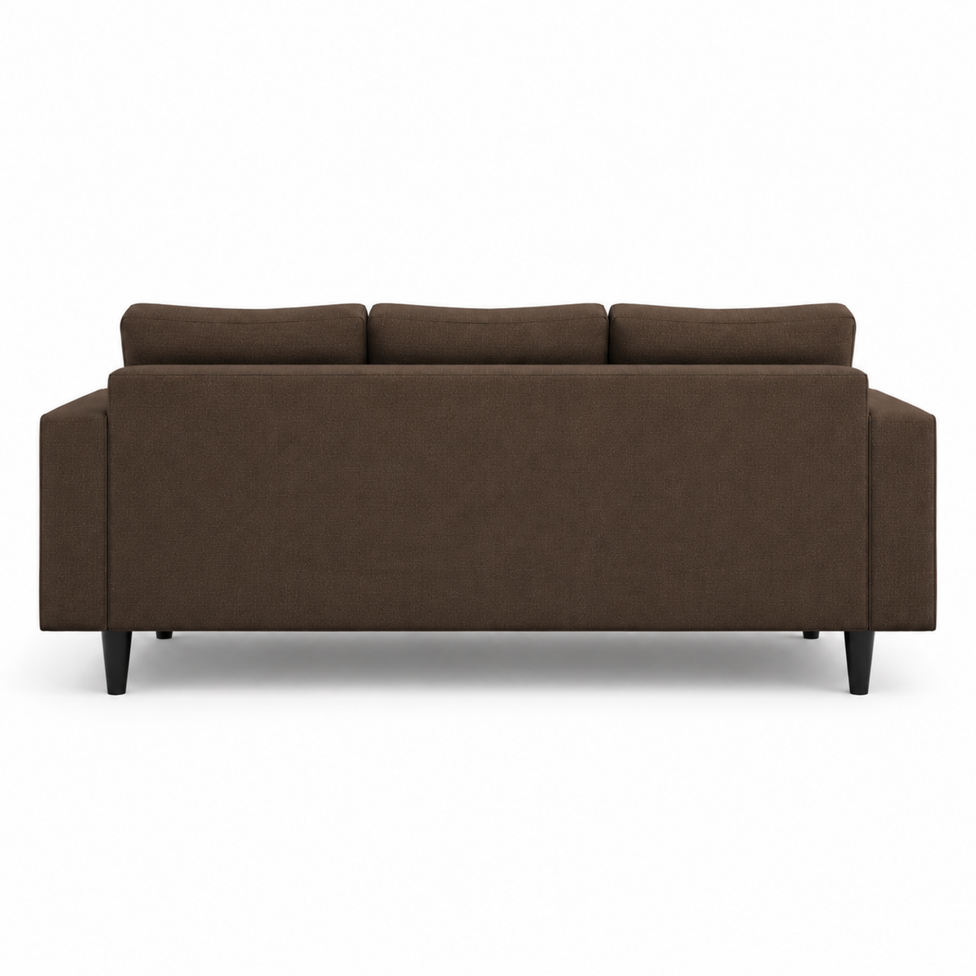Modern Fabric Sofa Premium Upholstered Luxury Sofa with Dual Tone Design High Density Foam Seating Solid Wood Frame for Living Room