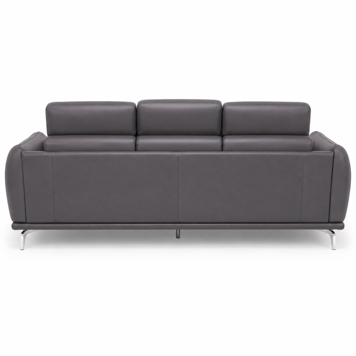 Modern Luxury Upholstered Sofa with Premium Leatherette Finish, High Density Foam Cushioning & Contemporary Designer Styling