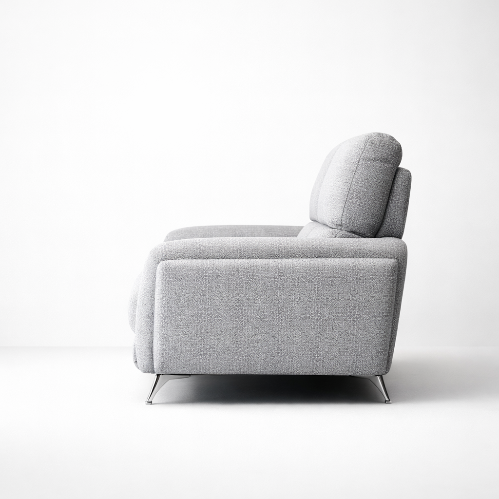 Luxury Fabric Sofa with Soft Upholstery, High Density Foam Cushions & Solid Wood Frame Modern Premium Living Room Seating