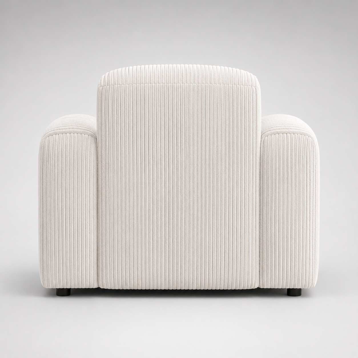 Premium Upholstered Lounge Chair with Channel Tufted Design, Soft Cushion Seating & Modern Luxury Accent Furniture