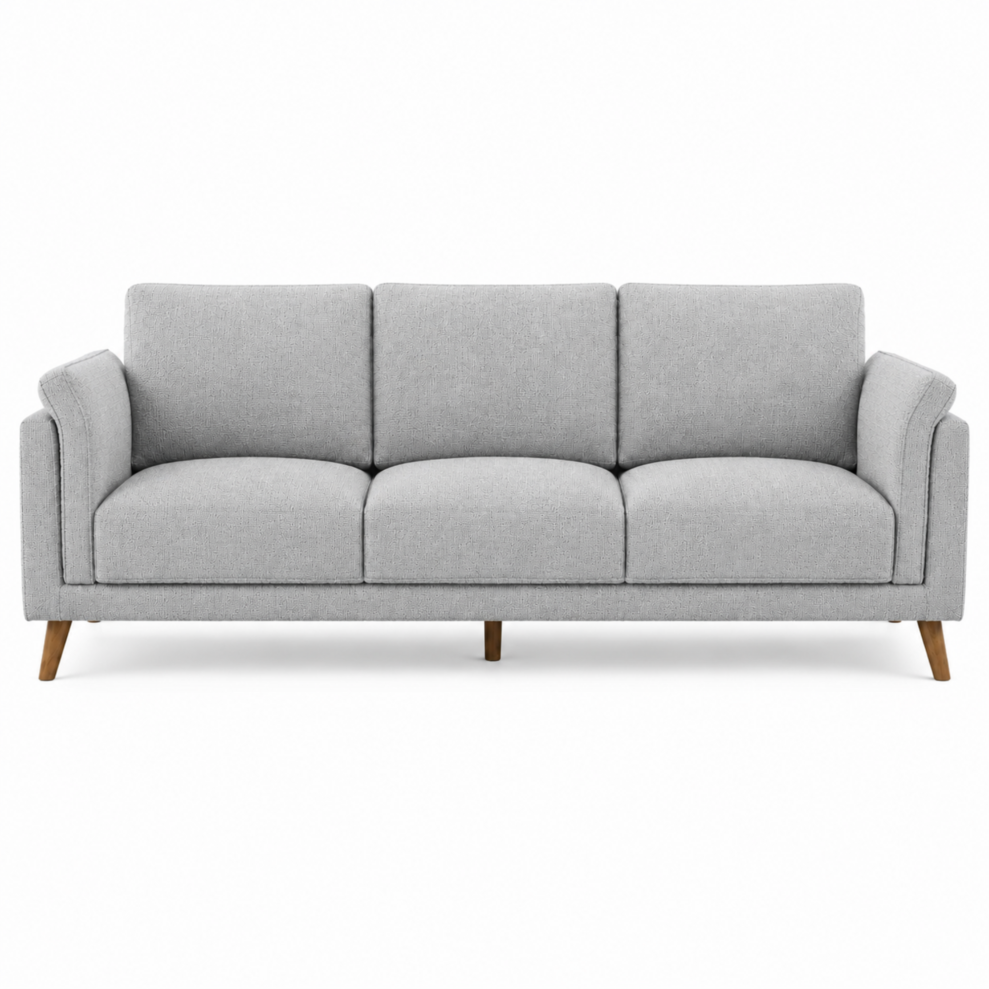Modern Upholstered Luxury Sofa with Premium Cushioning, Solid Wood Frame & Contemporary Designer Living Room Furniture