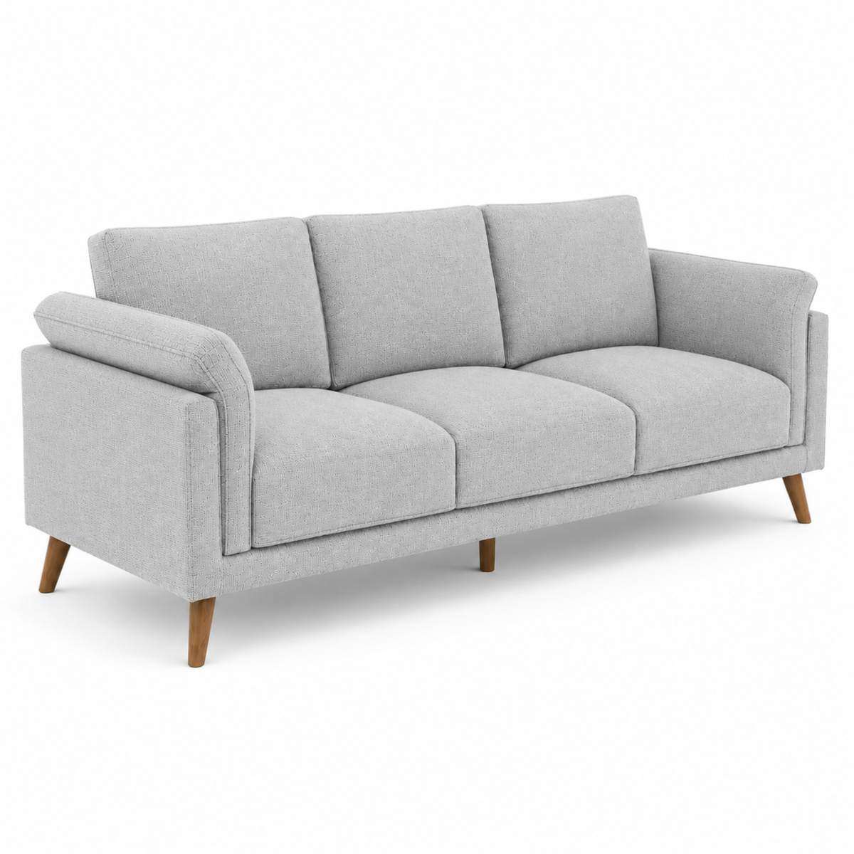 Modern Upholstered Luxury Sofa with Premium Cushioning, Solid Wood Frame & Contemporary Designer Living Room Furniture