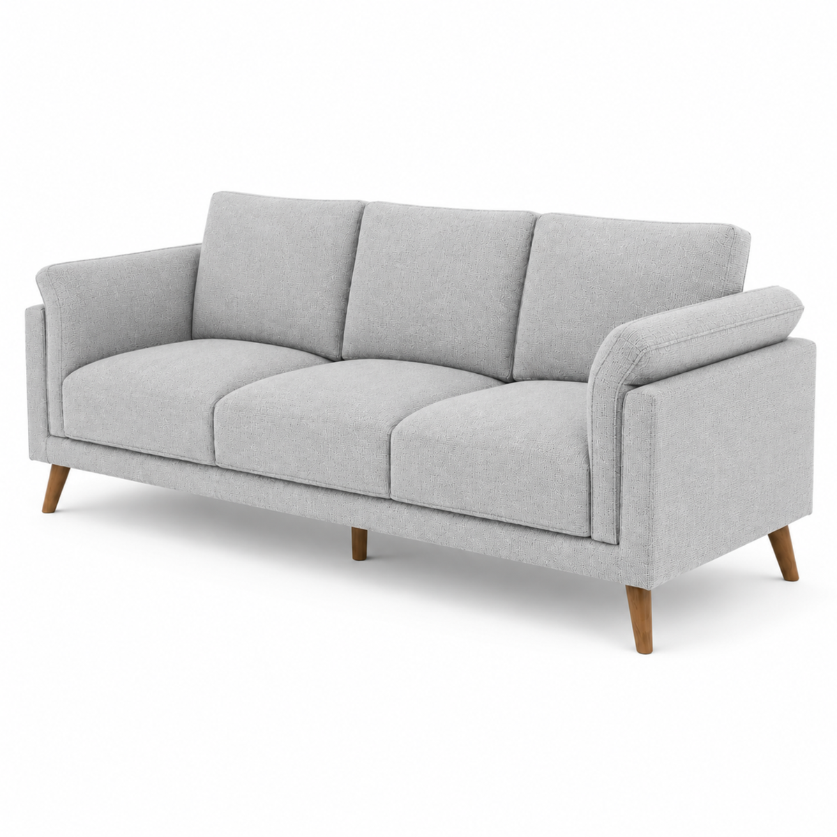 Modern Upholstered Luxury Sofa with Premium Cushioning, Solid Wood Frame & Contemporary Designer Living Room Furniture