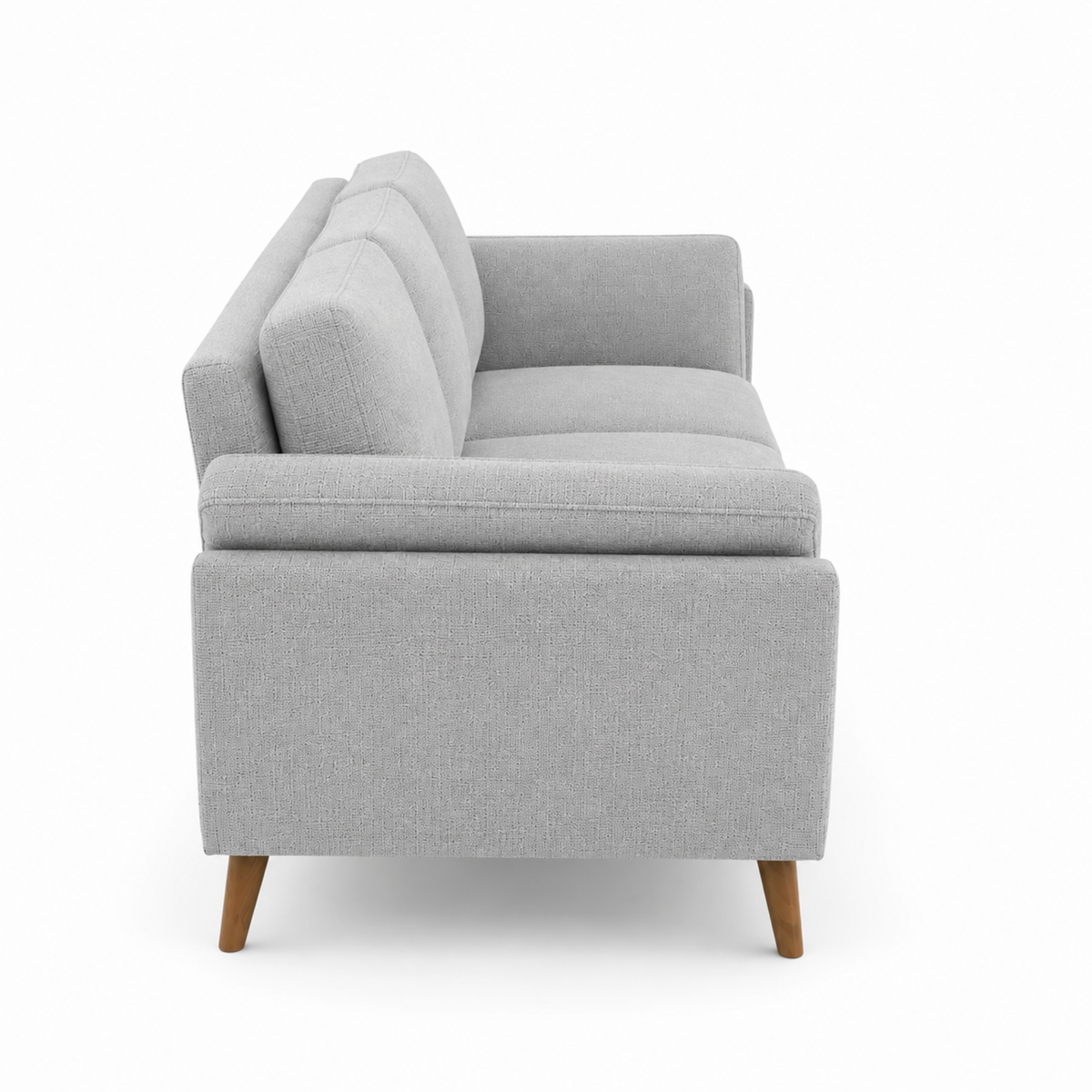 Modern Upholstered Luxury Sofa with Premium Cushioning, Solid Wood Frame & Contemporary Designer Living Room Furniture