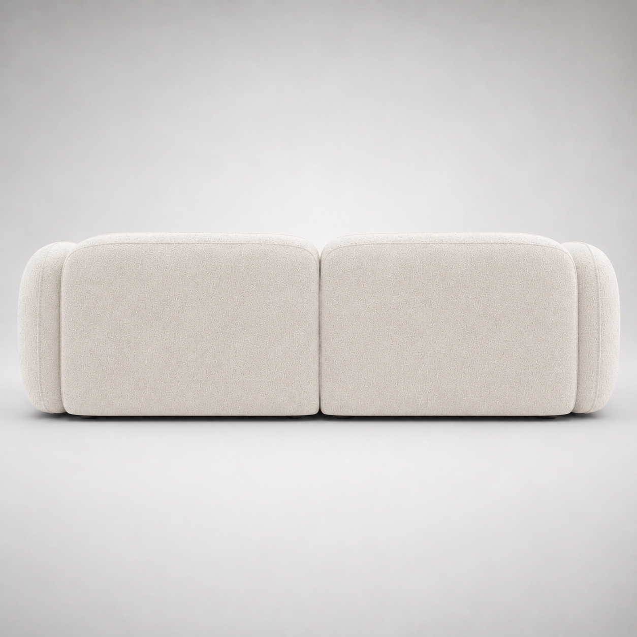 Modern Curved Boucle Sofa Luxury Upholstered Contemporary Lounge Couch for Living Room Designer Interior Furniture