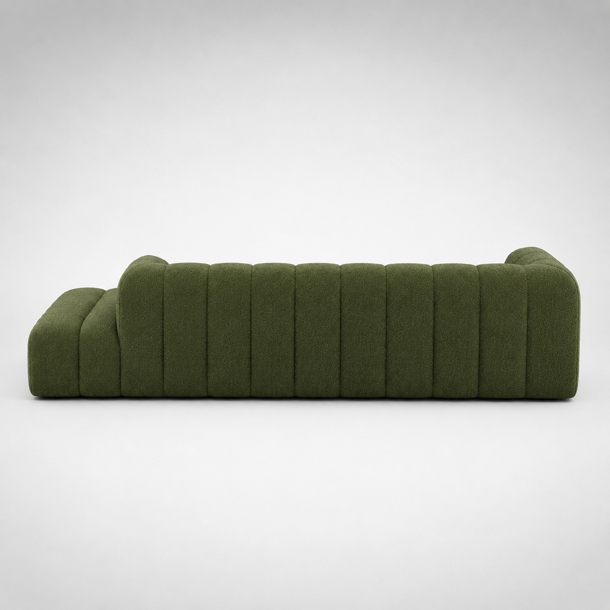 Modern L Shape Lounge Sofa with Deep Tufted Design, Premium Upholstery & Contemporary Low Profile Living Room Seating