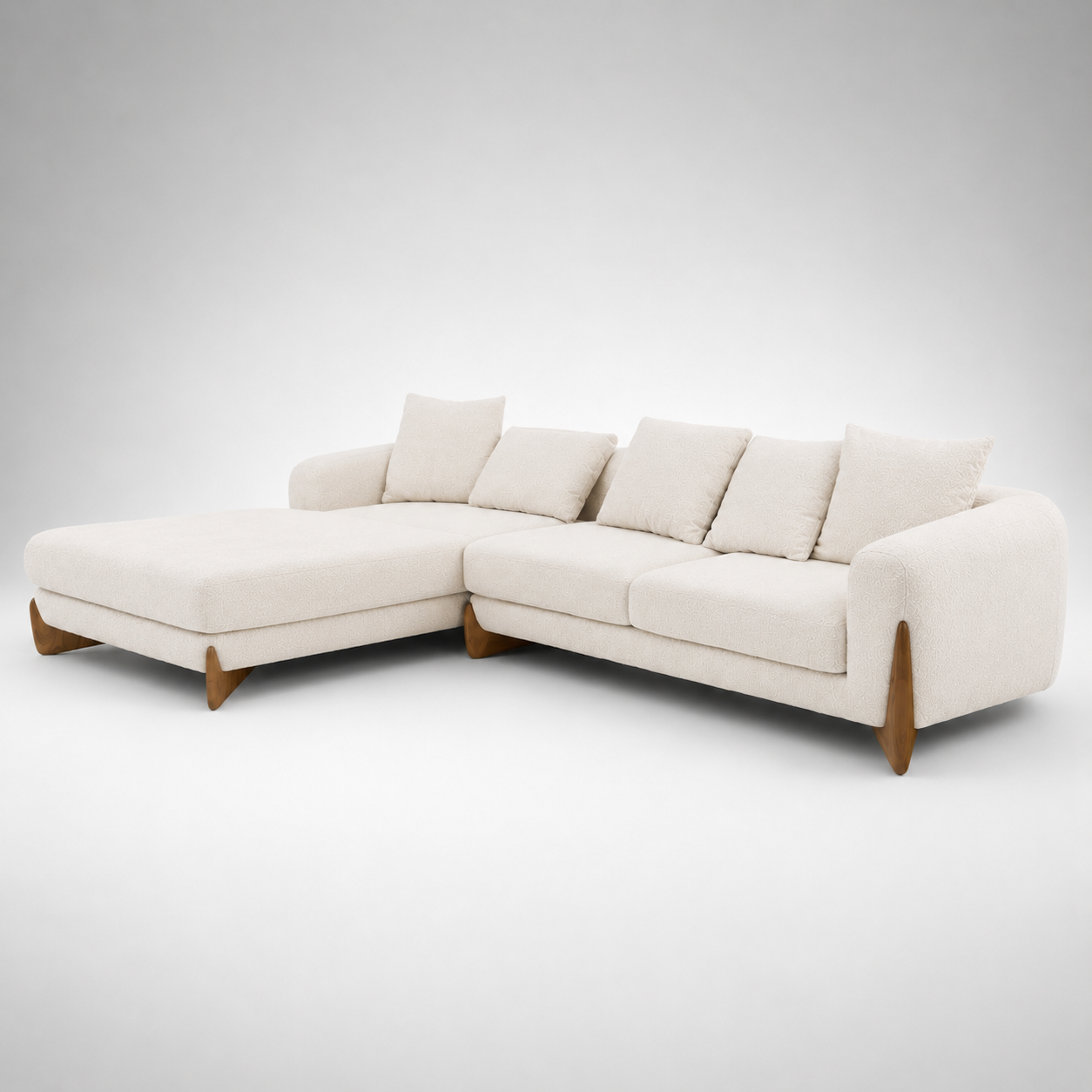 Modern Modular Lounge Sofa with Premium Upholstery, Deep Comfort Seating & Contemporary Designer Living Room Style