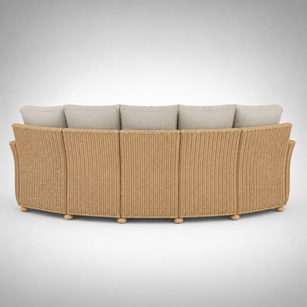 Luxury Outdoor Wicker Corner Sofa with Premium Cushions, Weather Resistant PE Rattan & Modern Patio Lounge Design