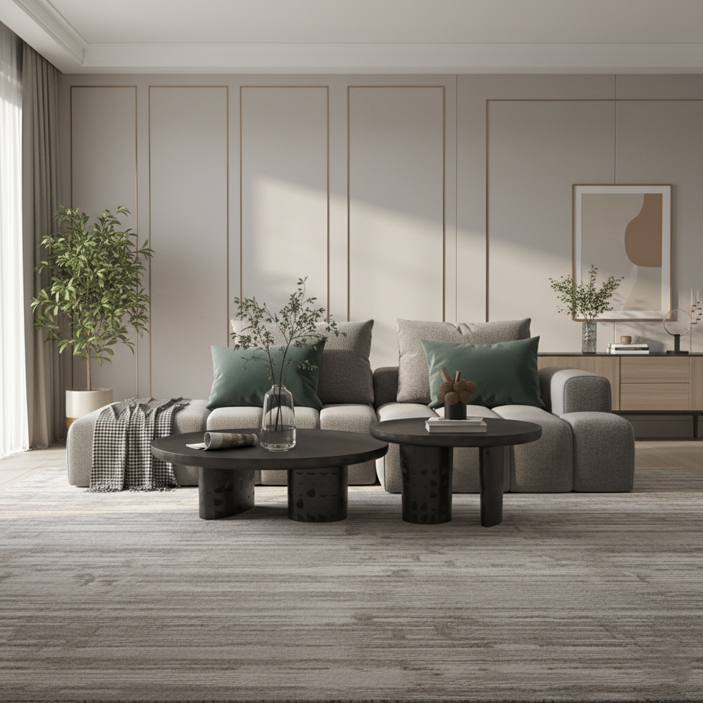 3-Seater Modular Sofa - Plush Fabric Upholstery, Contemporary Design with Versatile Configuration for Modern Living Spaces