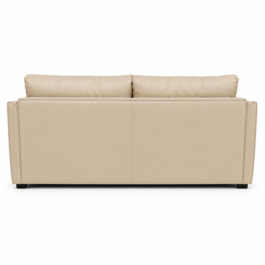 Modern Luxury 1 to 3-Seater Sofa | Premium Upholstered Fabric Sofa with Cushioned Armrests & Deep Seating | Contemporary Living Room Couch | Cream Beige