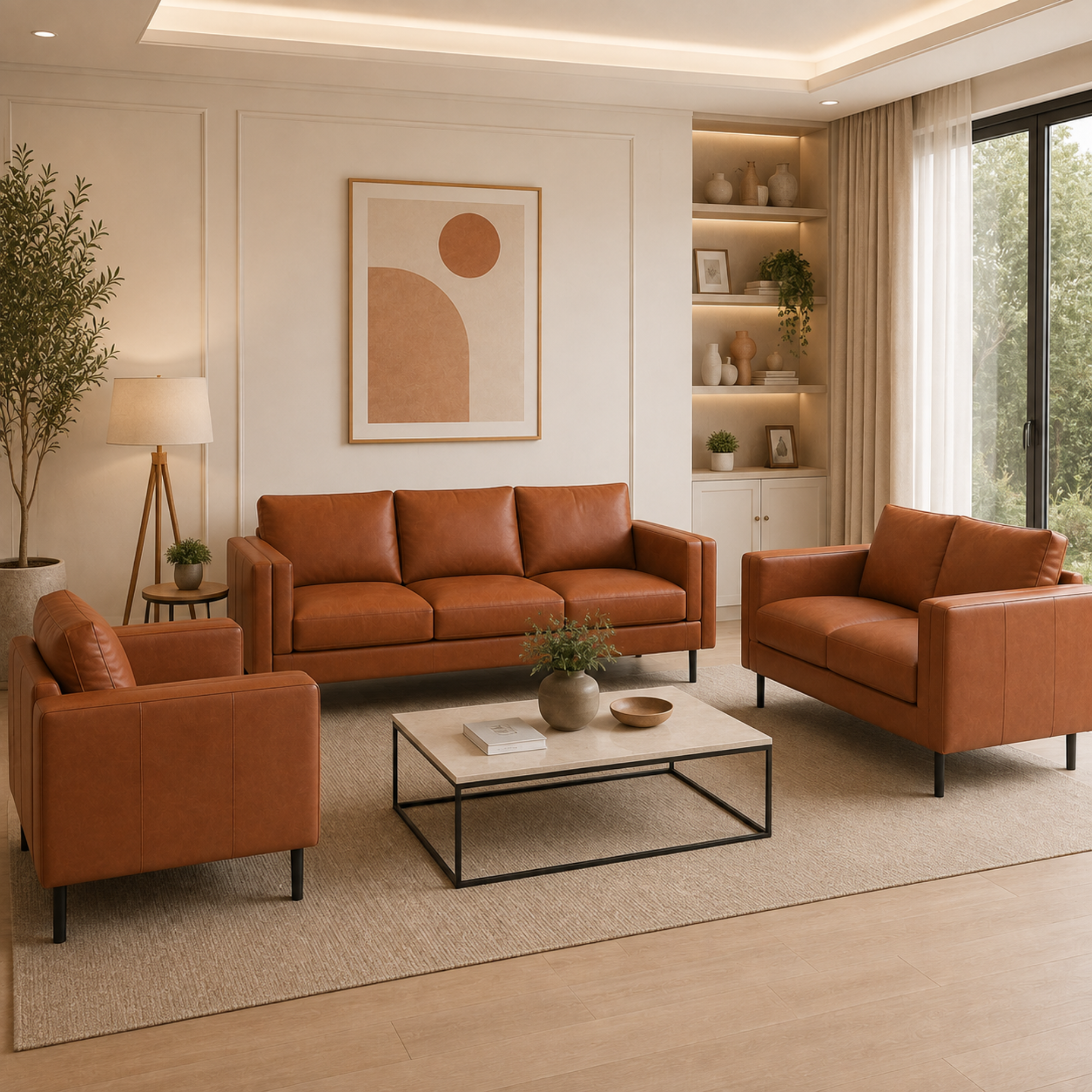 2 Seater Sofa for Modern Style Sofa for Living Room Furniture and Comfort Seating