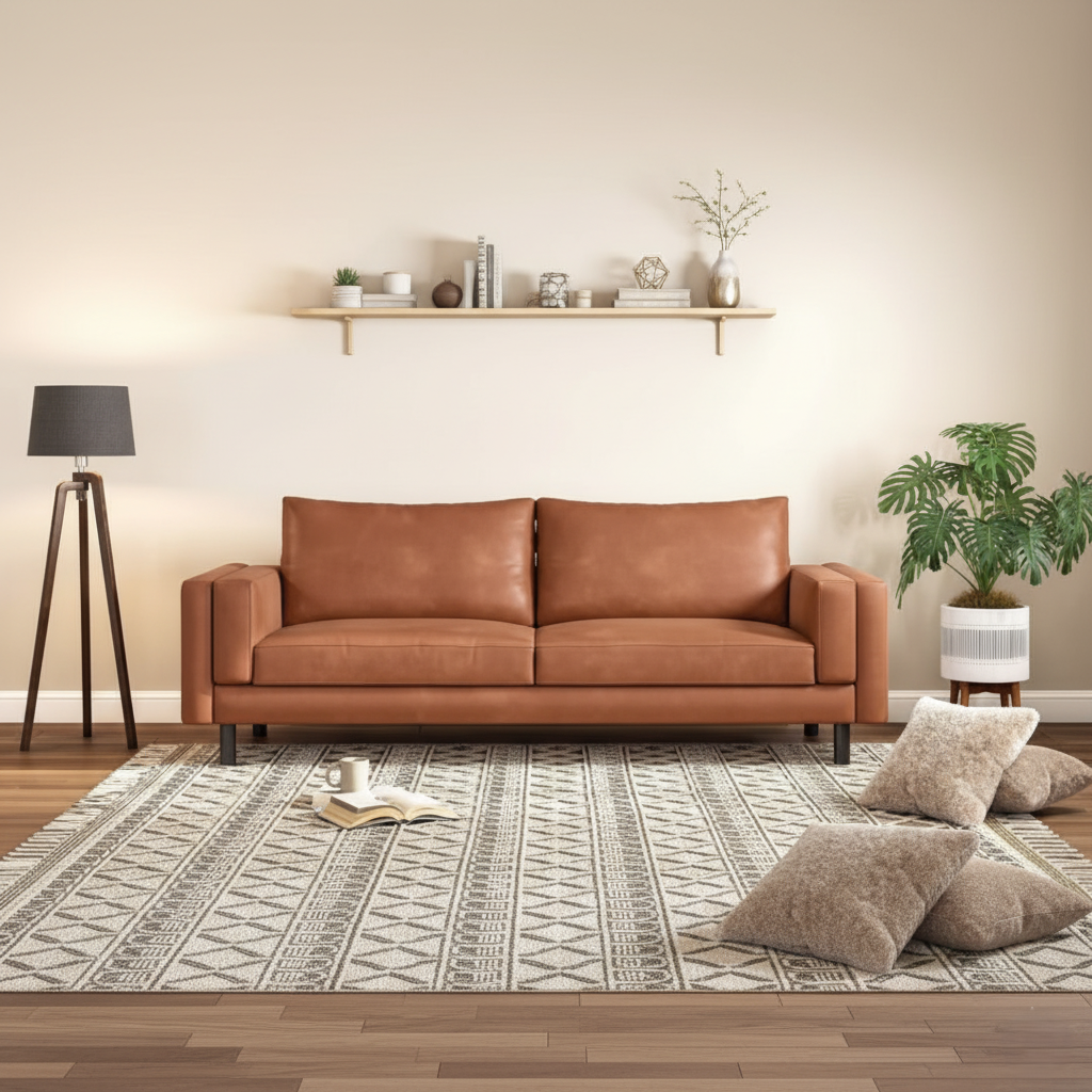 2 Seater Sofa for Modern Style Sofa for Living Room Furniture and Comfort Seating