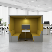 6-Seater Office Sofa Designed to Complement Modern Office Interiors, Ideal for Meeting Rooms, and Collaborative Work Areas