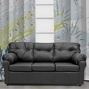 5 Seater Sofa Set with Wooden base -