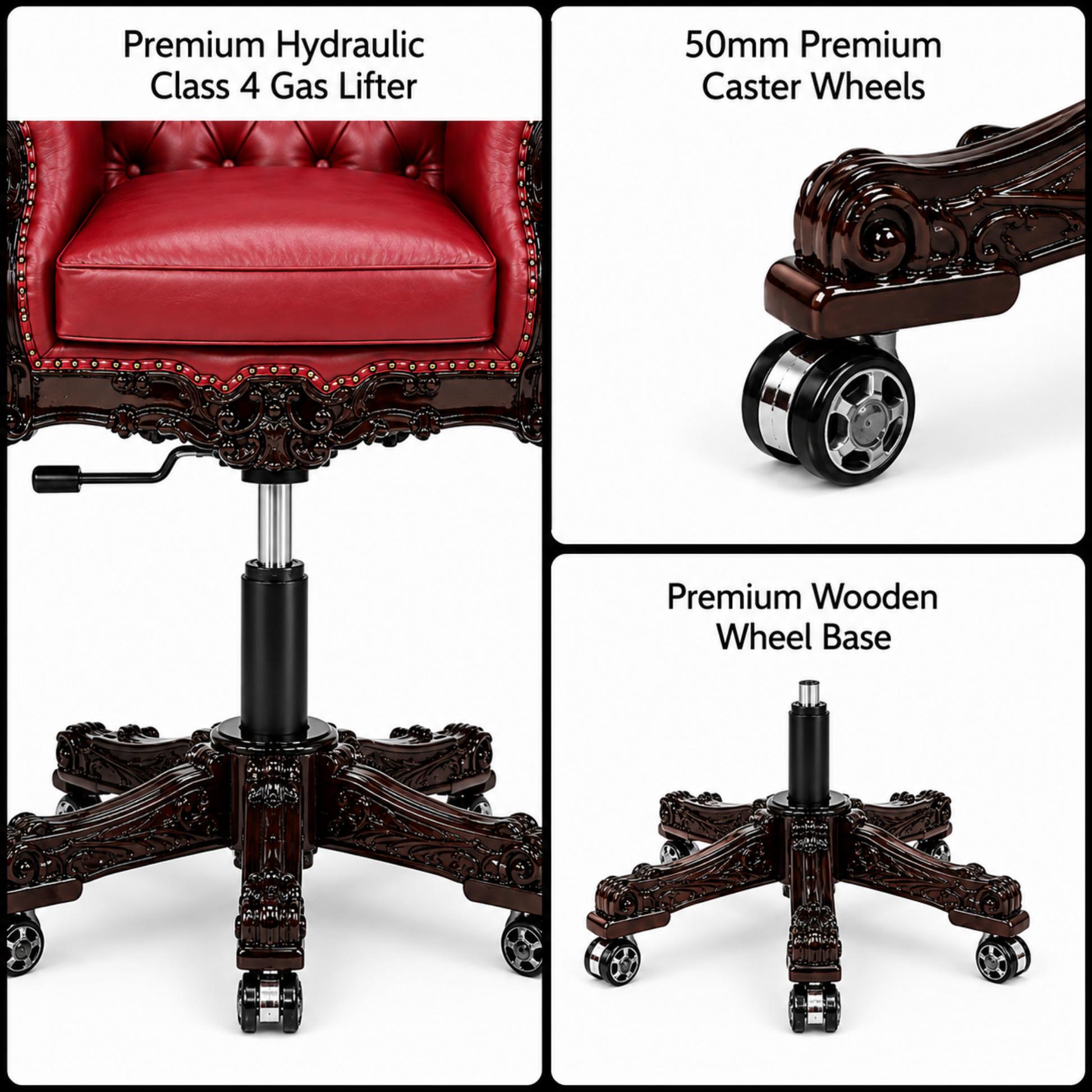 Director Chair Base Wheel Detail