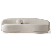 4-Seater Italian Sofa for Home Furniture with Premium Upholstery, and Curved Design for Living Spaces