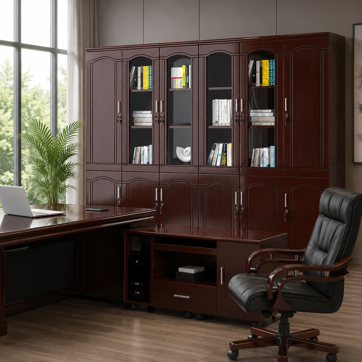 Premium Office File Storage and Back Unit – Modular Cabinet and Cupboard Solution for Organized Workspace