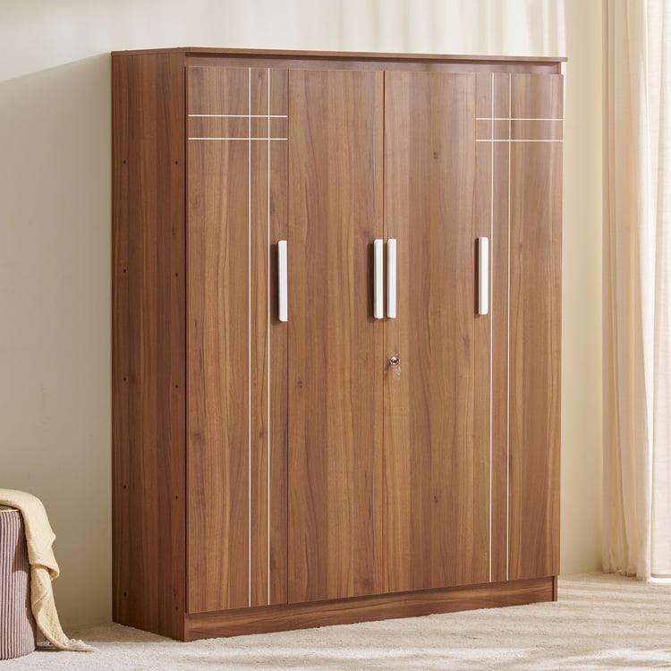 Wardrobe Modern Design Cupboard with Hanging Section and Drawer