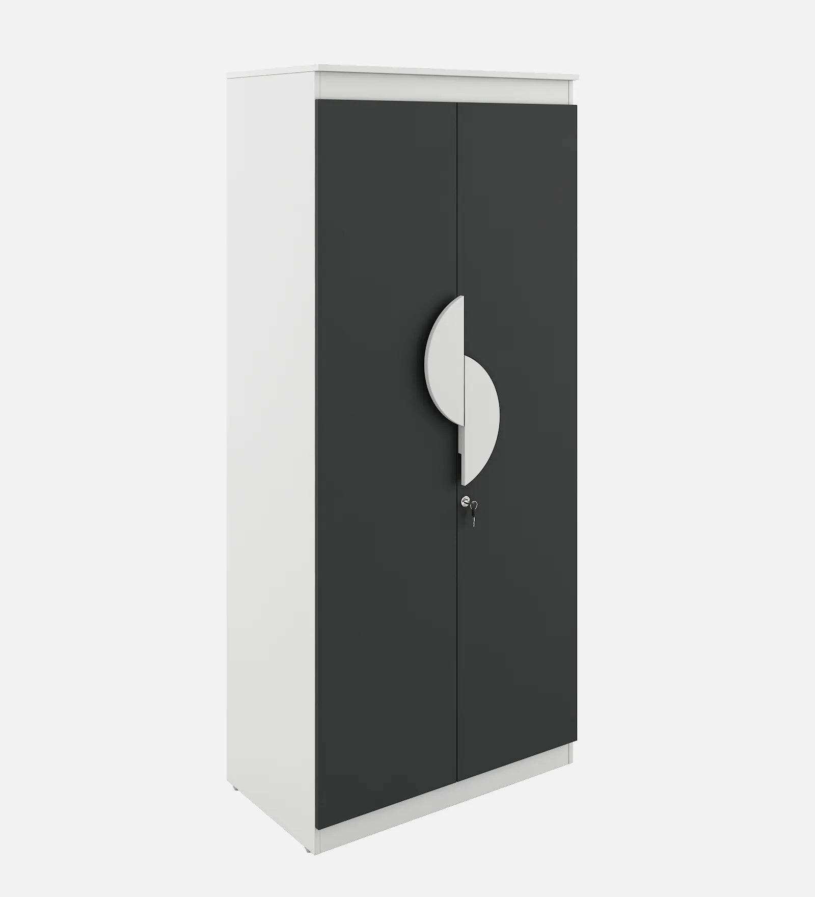 Wardrobe Multi-Section Wooden Cabinet with Smooth Closet Doors