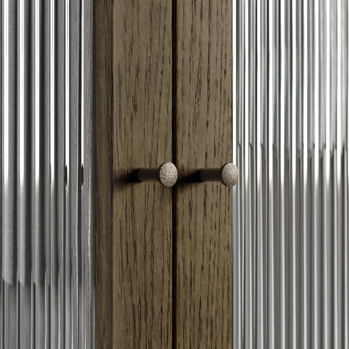 Wardrobe Elegant Design Bedroom Almirah with Soft Close Doors, Strong Handles and Glass Doors