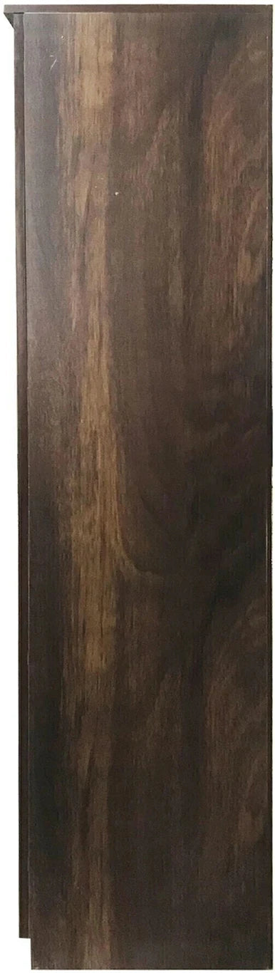 Wardrobe Large Wooden Almirah with Multiple Storage Sections