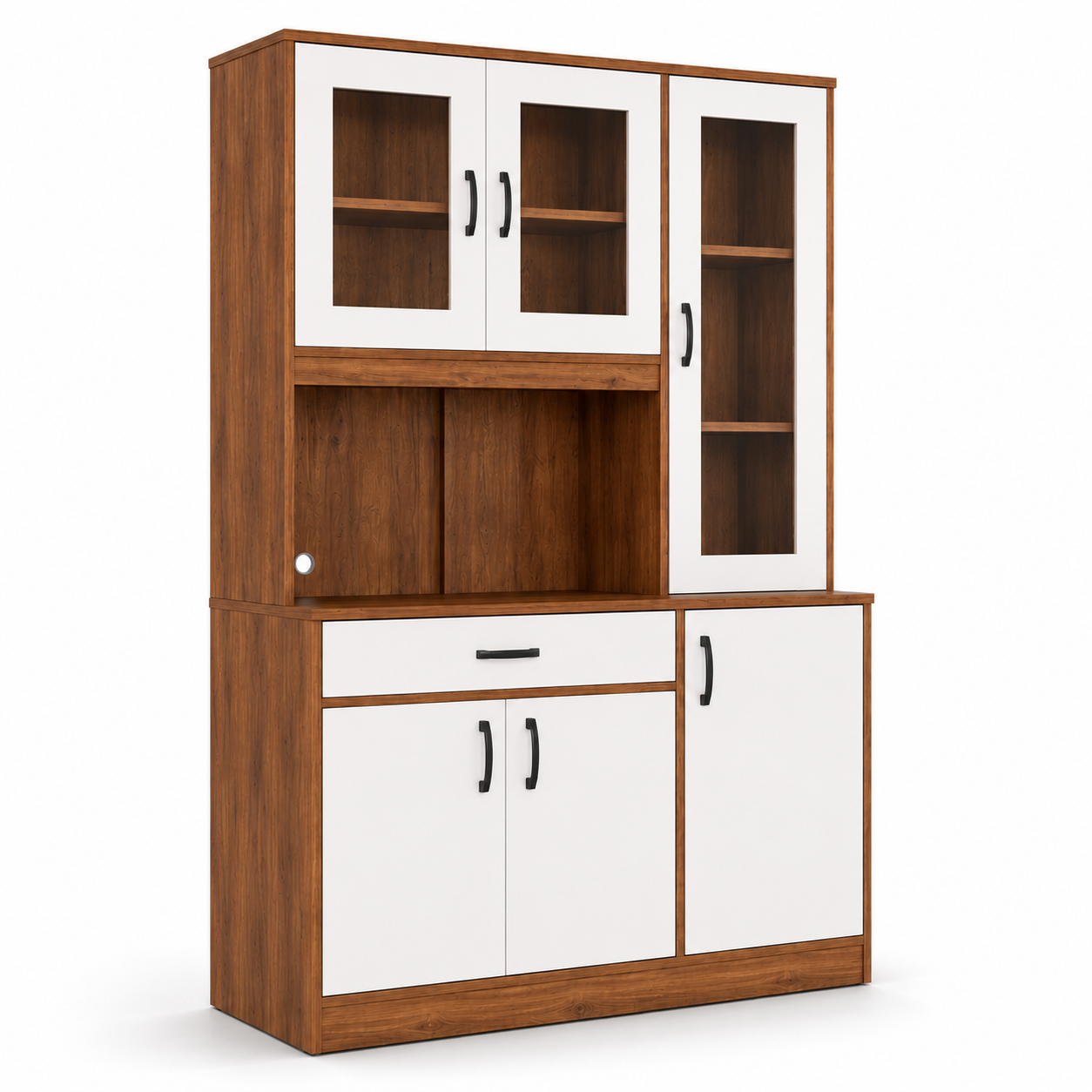 Functional Cabinet Featuring Multiple Shelves and Soft-Close Doors, Perfect for Organising Any Room from Office to Living
