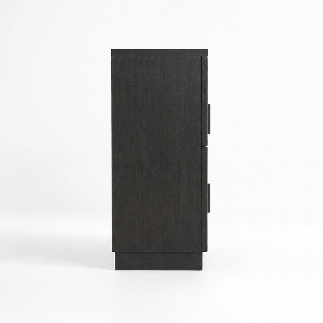 Modern Executive Office Storage Cabinet with Glass Doors, 3 Drawers and Shelves, MDF with Laminate and PU Finish for Director Cabin