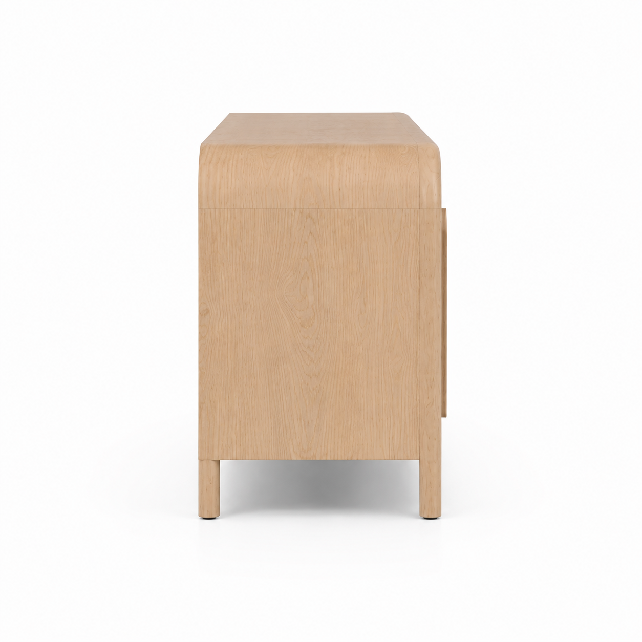 Wooden Storage Cabinet with Elegant Finish for Living and Dining Rooms and Soft-Close Doors for Seamless Storage
