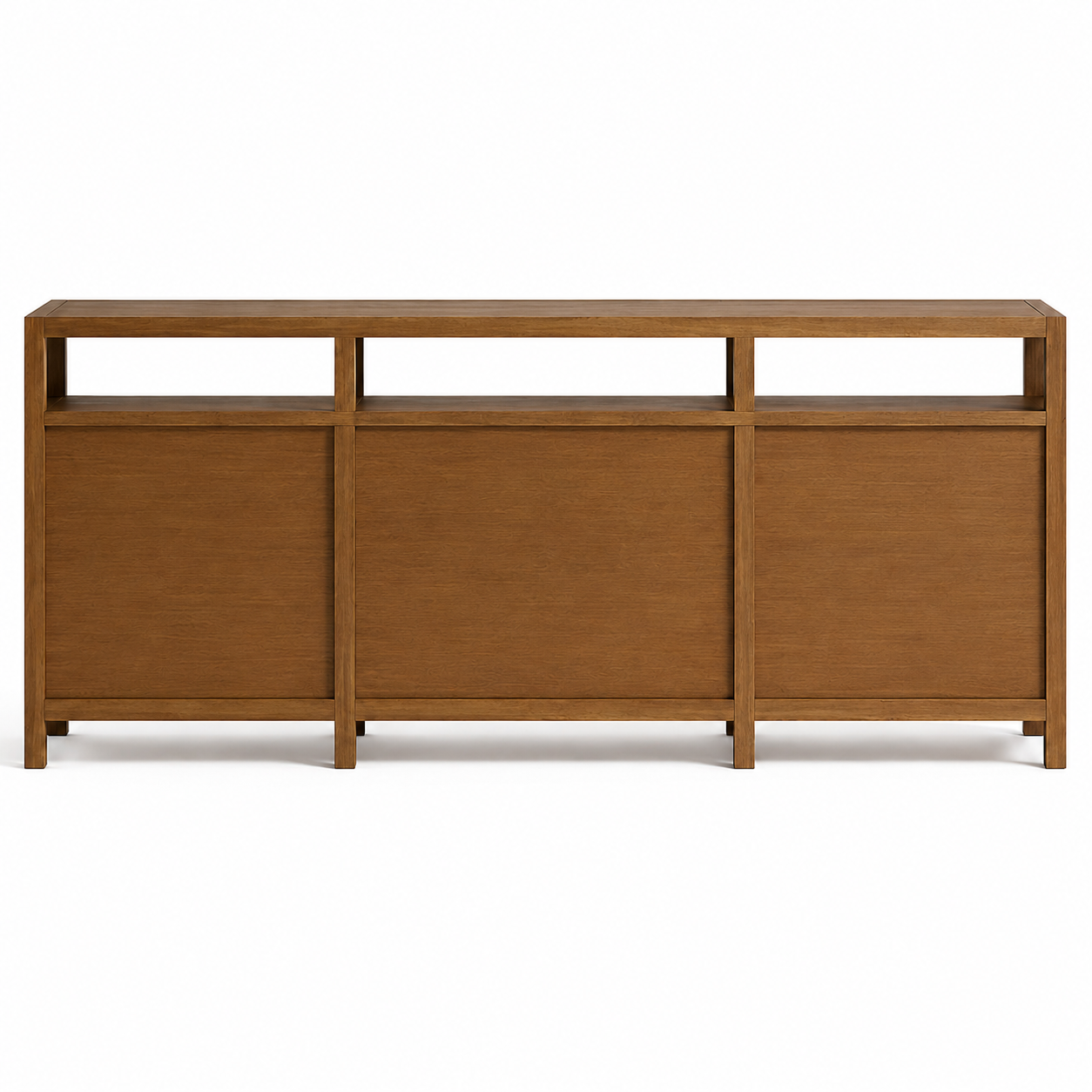 Wooden Storage Cabinet with Elegant Finish for Living and Dining Rooms and Multi-Purpose Storage Compartments