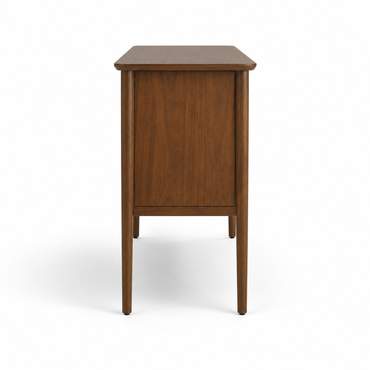 Wooden Storage Cabinet with Smooth Door Mechanism and Storage Space, Ample Shelves for Neat Organisation