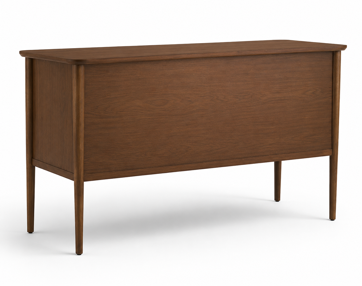Wooden Storage Cabinet with Smooth Door Mechanism and Storage Space, Ample Shelves for Neat Organisation