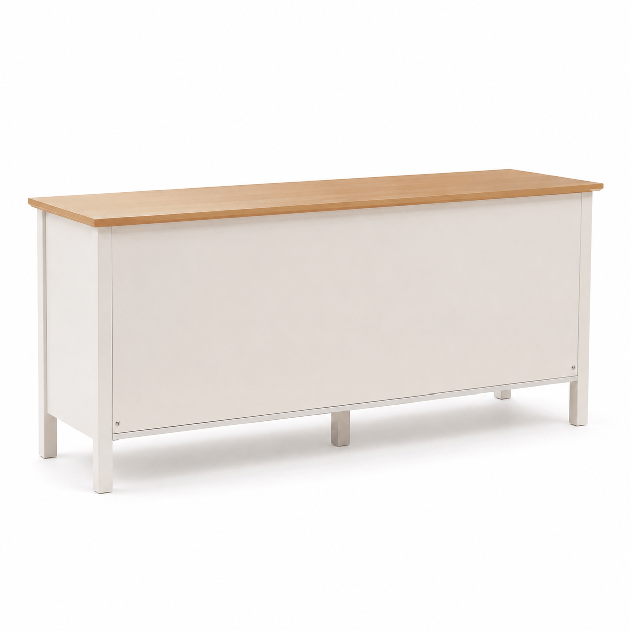 Wooden Storage Cabinet with Many-Purpose Storage, Classic Design and Practical Shelves