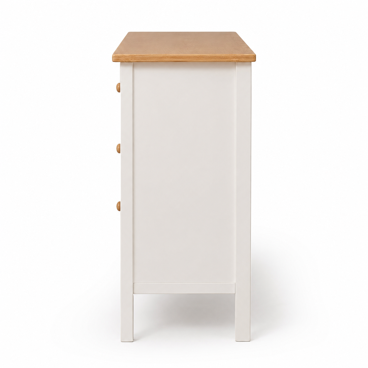 Wooden Storage Cabinet with Many-Purpose Storage, Classic Design and Practical Shelves