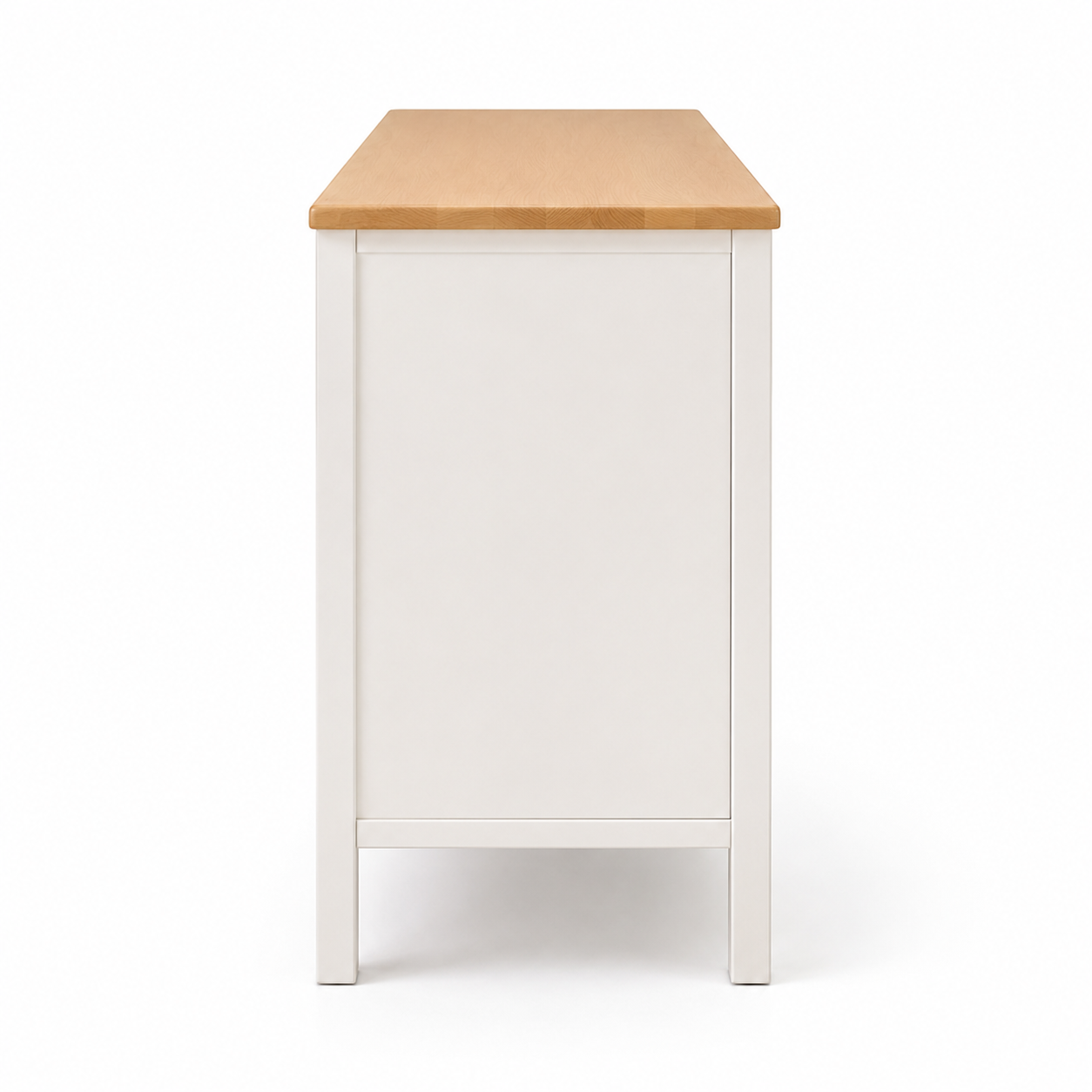 Wooden Storage Cabinet with Many-Purpose Storage, Classic Design and Practical Shelves