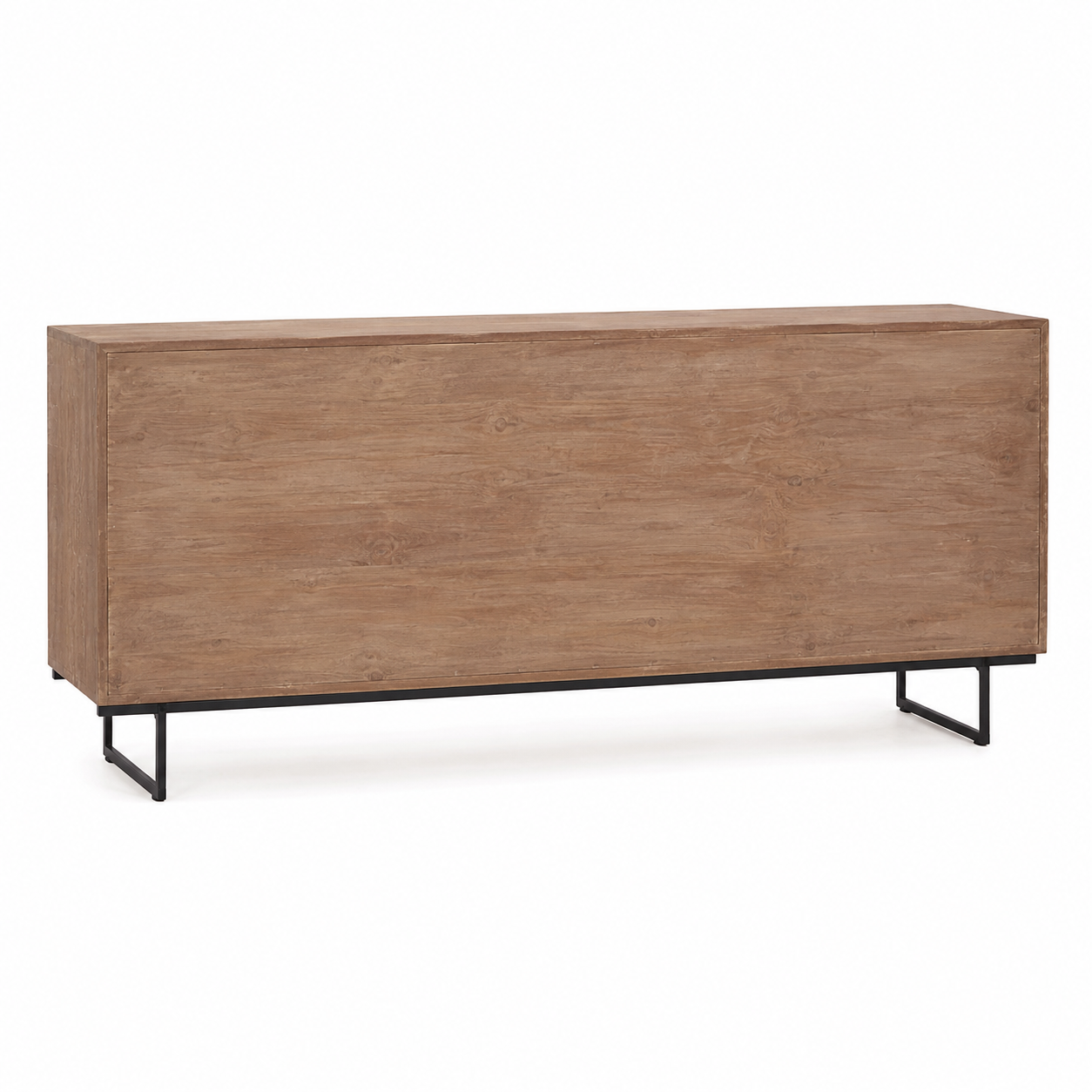 Modern Wooden Sideboard Storage Cabinet with 4 Doors and 3 Drawers, Industrial Buffet Unit for Office