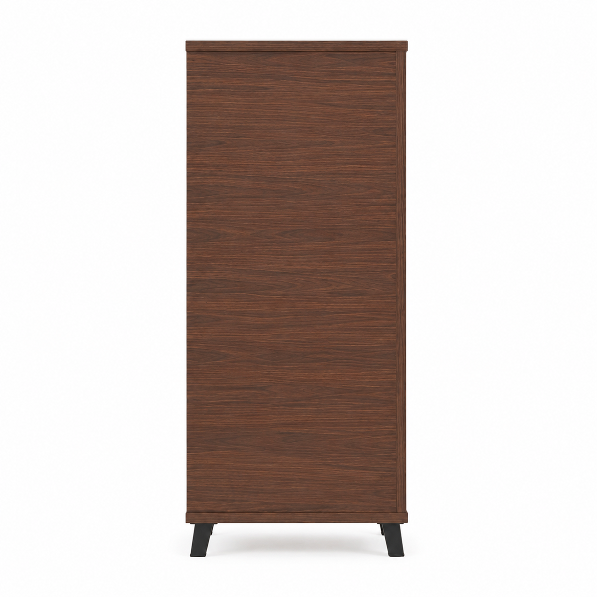 Wooden Shoes Storage Cabinet with Wooden Shelves, Contemporary Finish and Sturdy Build