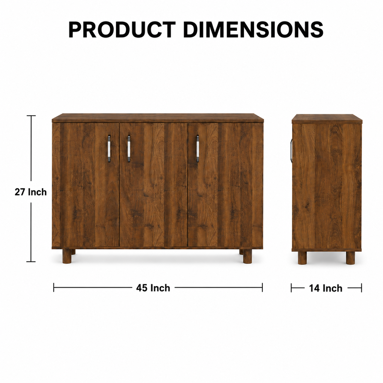 Wooden Shoes Storage Cabinet with Modern Desiner, Minimalist with High Durable
