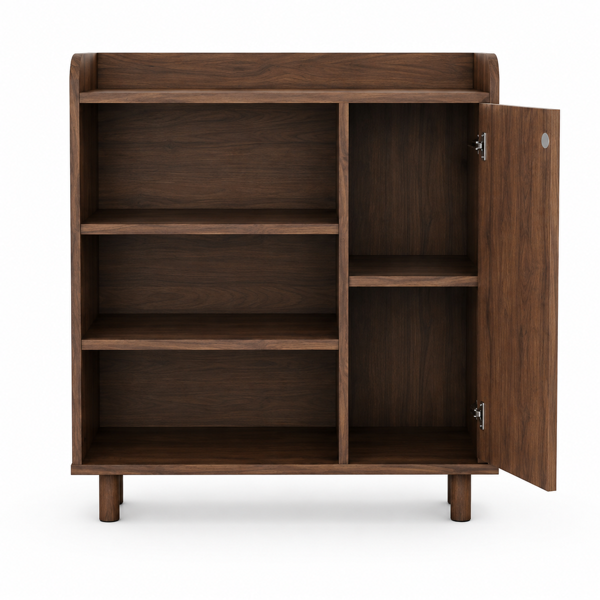 Wooden Shoes Storage Cabinet with Premium Design, Compact Cabinet with Smart Space Utilization