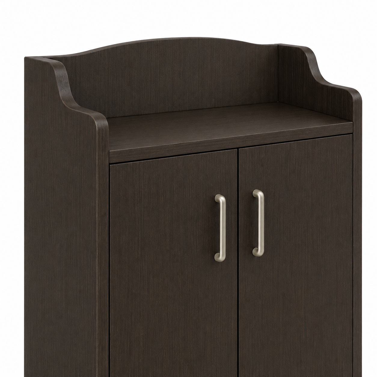 Modern Entryway Shoe Storage Cabinet with Spacious Shelves, Closed Door Organizer, Top Display Rack and Tall Foyer Storage Unit